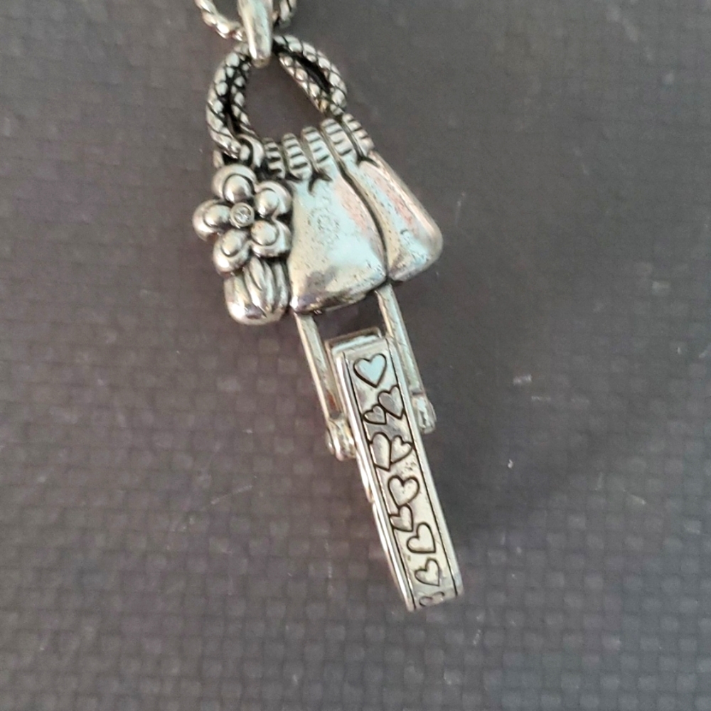 Brighton love blossom ID badge clip necklace - Picture 3 of 14